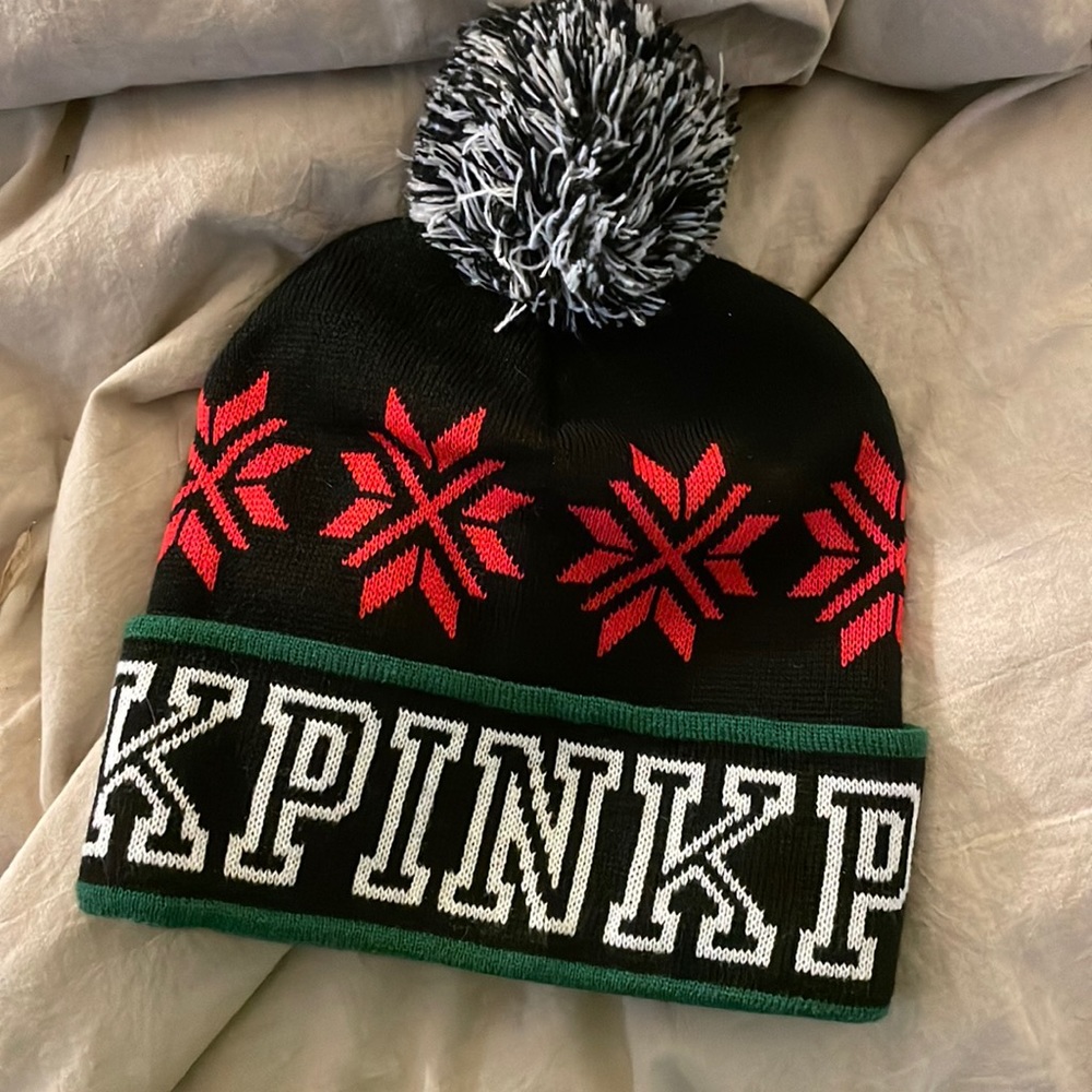 VS Pink winter hat